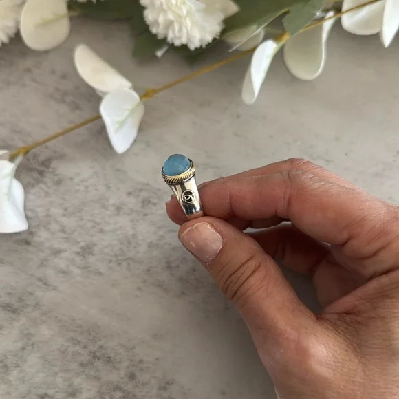 Authentic David Yurman cocktail / right hand ring - Picture 1 of 11